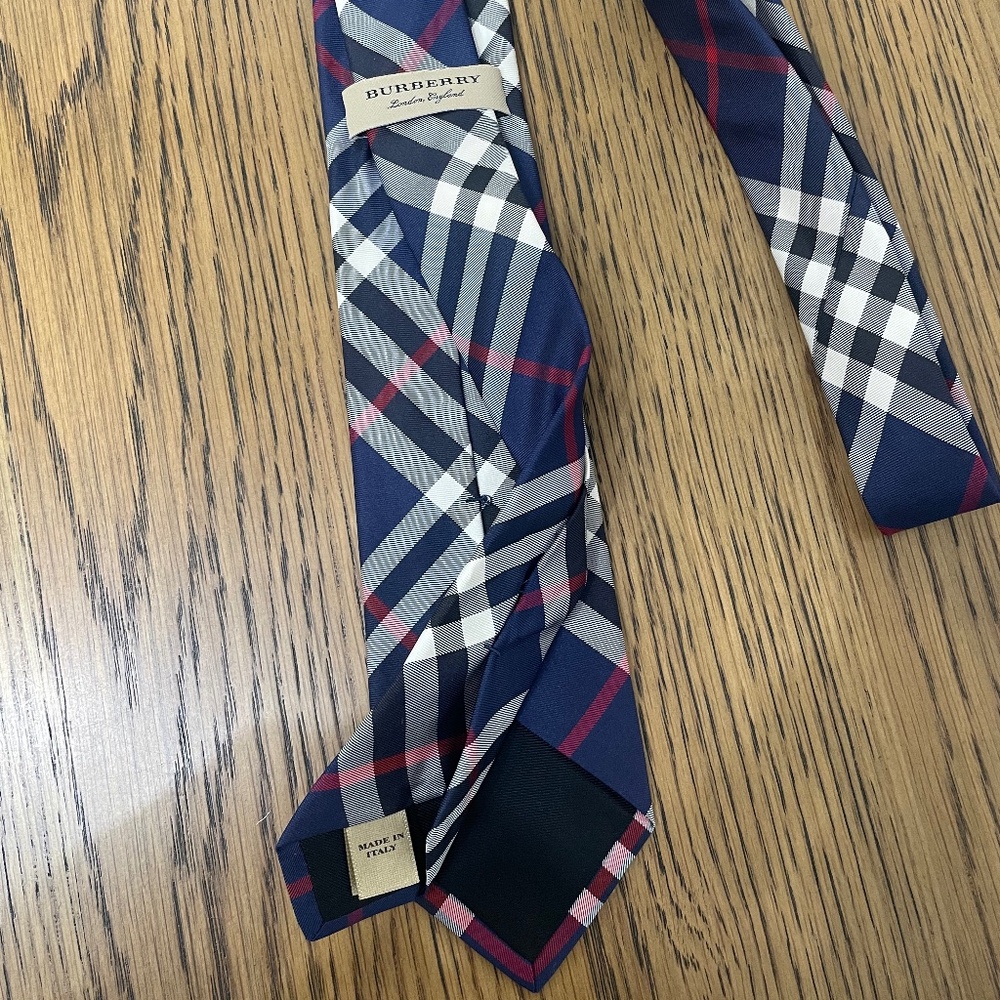 Burberry Check Silk Tie
